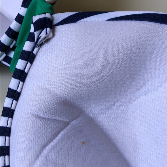 Xhilaration | Nautical Navy & White Striped Bikini | M/XL - Picture 3 of 8